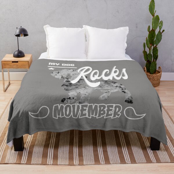 Item preview, My Dog Rocks Movember designed and sold by Mrspink16.