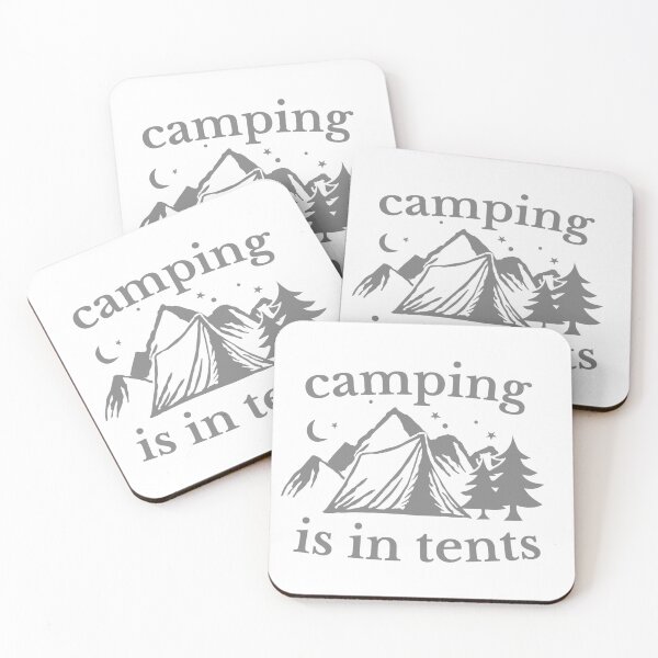 Item preview, Camping is in Tents (intense) designed and sold by HappyLlama3000.