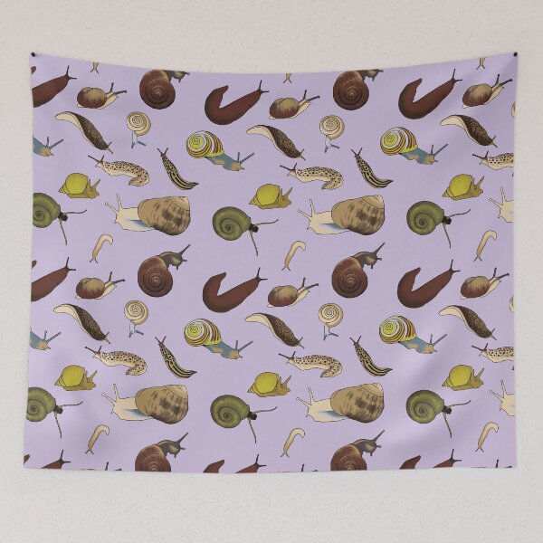 Item preview, slugs and snails purple designed and sold by linzritt.