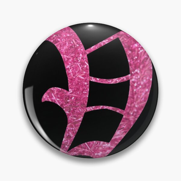 Item preview, The Letter V - Capital Pink Glitter Gothic designed and sold by TheLykosApparel.