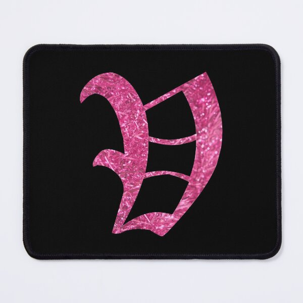 Item preview, The Letter V - Capital Pink Glitter Gothic designed and sold by TheLykosApparel.