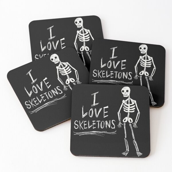 Item preview, I love skeletons designed and sold by Matt Corrigan.