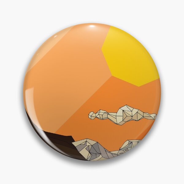 Item preview, Sunset mountainscape retro designed and sold by angelisart.