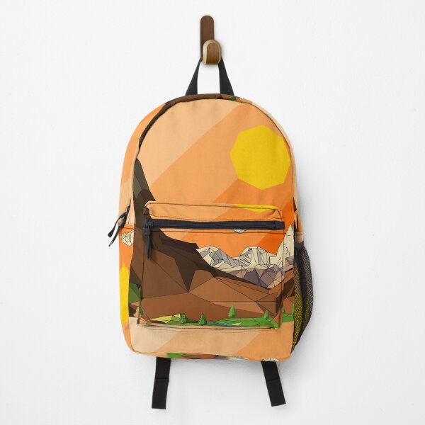 Item preview, Sunset mountainscape retro designed and sold by angelisart.