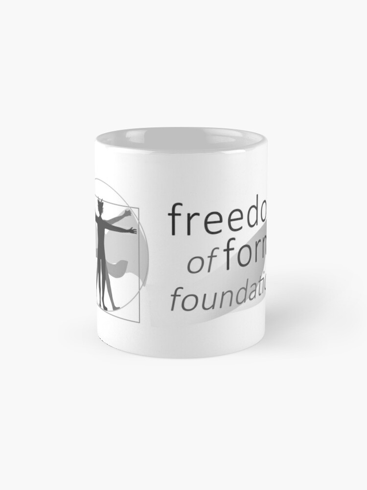 Alternate view of Freedom of Form Foundation logo Coffee Mug
