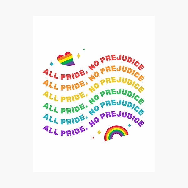 Item preview, All Pride No Prejudice designed and sold by BlackHarePress.