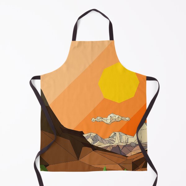 Item preview, Sunset mountainscape retro designed and sold by angelisart.