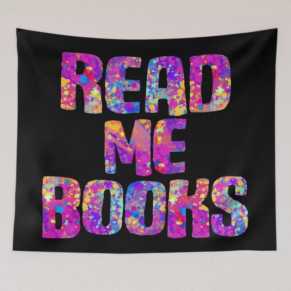 Item preview, Read me books (bright carnival paint splatter colors) designed and sold by Ofeefee.