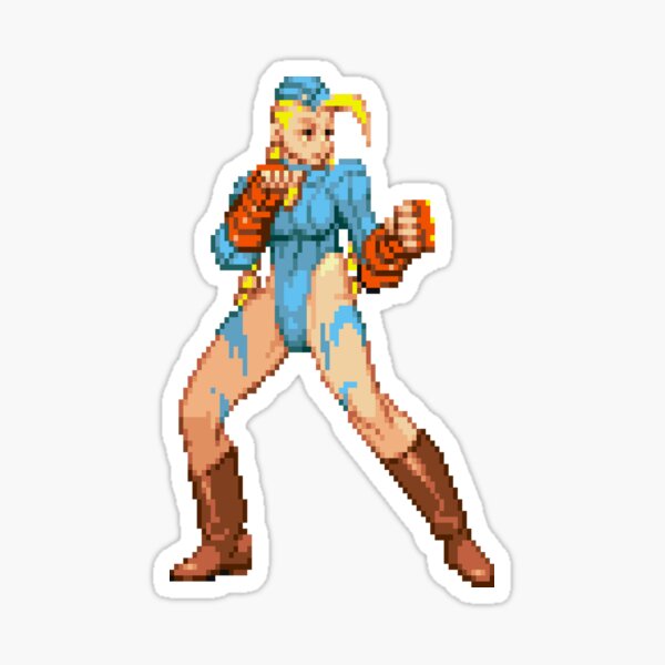 Cammy street fighter alpha/ zero 3 Sticker by watolo