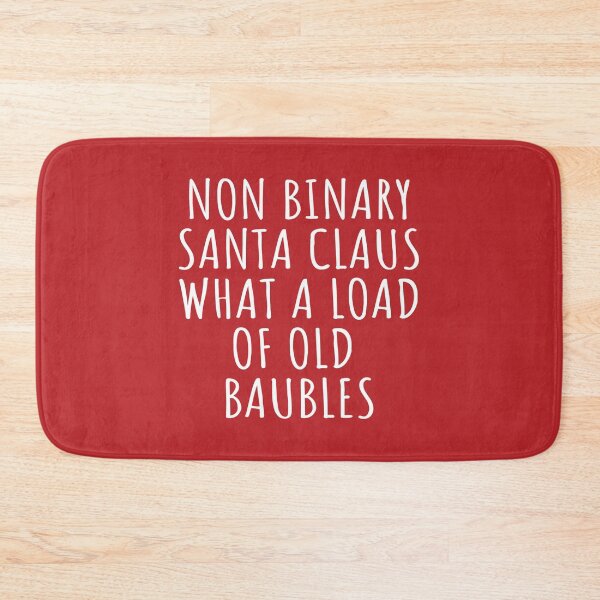 Item preview, Non Binary Santa Funny designed and sold by CoolYule.