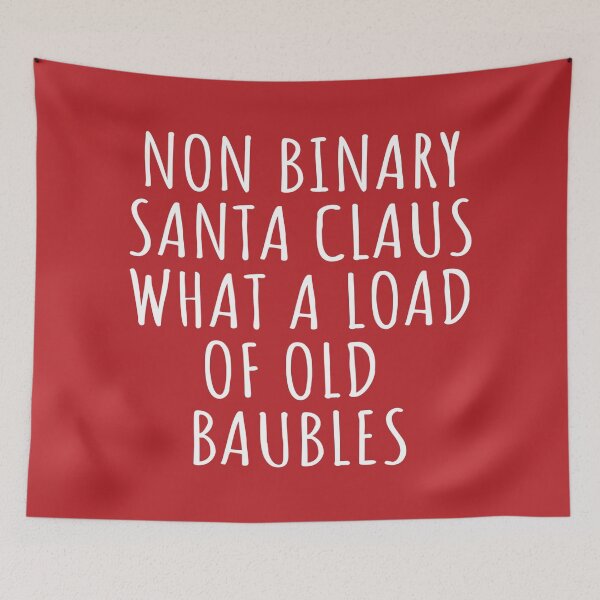 Item preview, Non Binary Santa Funny designed and sold by CoolYule.