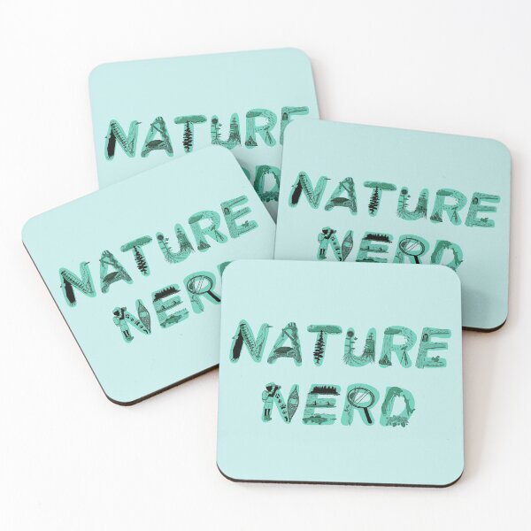 Item preview, Nature Nerd - Turquoise & Misty Teal designed and sold by EcoElsa.