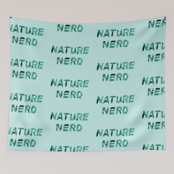 Item preview, Nature Nerd - Turquoise & Misty Teal designed and sold by EcoElsa.