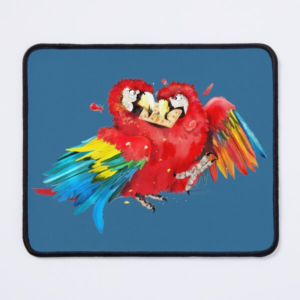 Item preview, Cream Crackered Parrot Fashion | Cartoon Rainbow Macaw designed and sold by Snootrac.