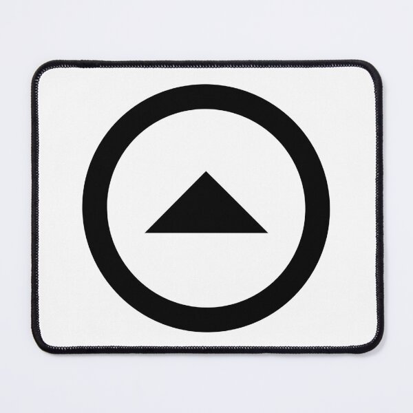 Item preview, MDI Arrow Up Drop Circle Outline designed and sold by GnarlyFurtardo.