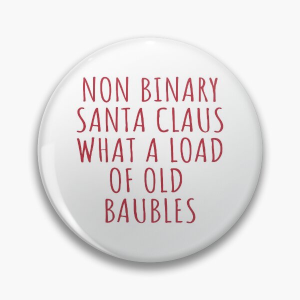Item preview, Funny Non Binary Santa Claus designed and sold by CoolYule.