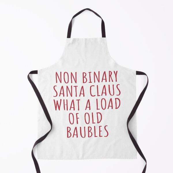 Item preview, Funny Non Binary Santa Claus designed and sold by CoolYule.
