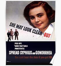 Vintage poster - STDs Poster