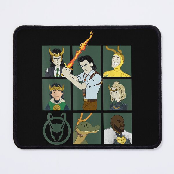 Item preview, Loki Variants Alligator Loki Sylvie Character Grid designed and sold by blockerbab.
