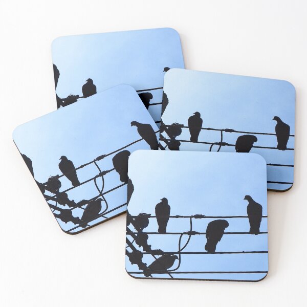 Item preview, Birds on electric poles. designed and sold by kuikai123.