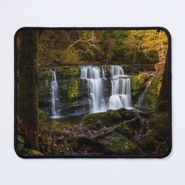 Item preview, Autumn at Panwar Waterfall designed and sold by Leighton Collins.