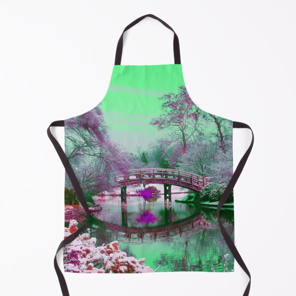 Item preview, Japanese Garden Bridge Hashi Neon Vaporwave Aesthetic designed and sold by ShirtVibes.