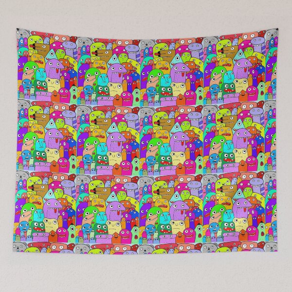 Item preview, Colored monsters designed and sold by Masaabo.