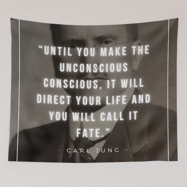 Item preview, Until you make the unconscious conscious, it will direct your life and you will call it fate | Carl Jung designed and sold by iwaya-bazaar.