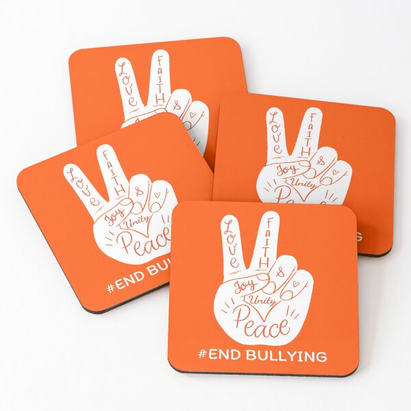 Item preview, We Wear Orange for Unity Day Anti Bullying Peace Sign Language designed and sold by Tatus Brinal.