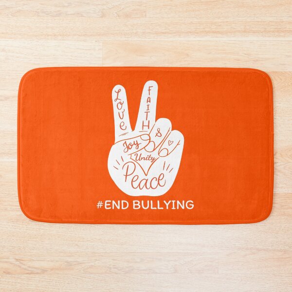 Item preview, We Wear Orange for Unity Day Anti Bullying Peace Sign Language designed and sold by Tatus Brinal.
