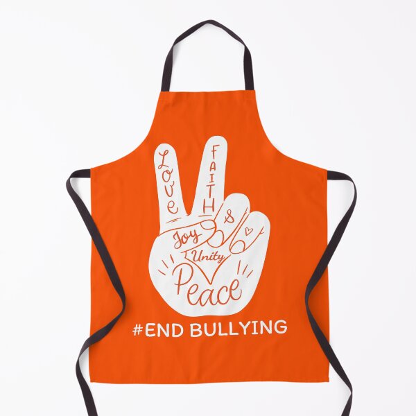 Item preview, We Wear Orange for Unity Day Anti Bullying Peace Sign Language designed and sold by Tatus Brinal.