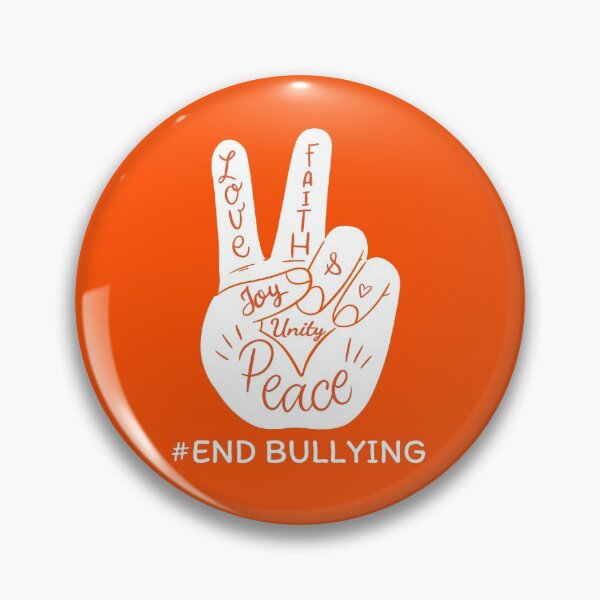 Item preview, We Wear Orange for Unity Day Anti Bullying Peace Sign Language designed and sold by Tatus Brinal.