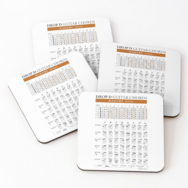 Item preview, DROP D (DADGBE) Guitar Tuning Chords designed and sold by Kalymi.