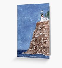 Christmas at the Light Greeting Card