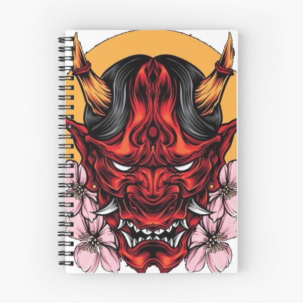 Item preview, Oni - devil face mask designed and sold by ArtSellerWorker.