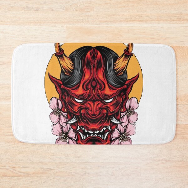 Item preview, Oni - devil face mask designed and sold by ArtSellerWorker.