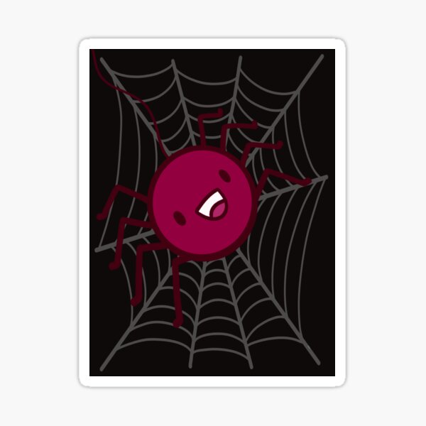 Spider & Web Sticker
