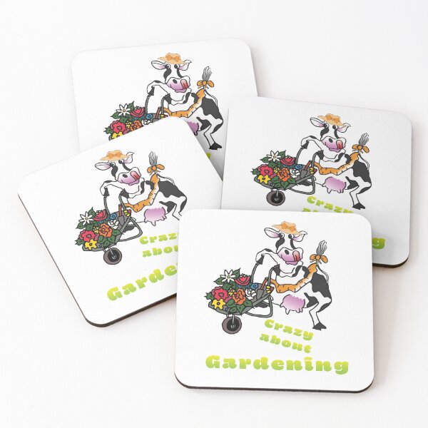 Item preview, Crazy Cow, crazy about Gardening designed and sold by albadawnart.
