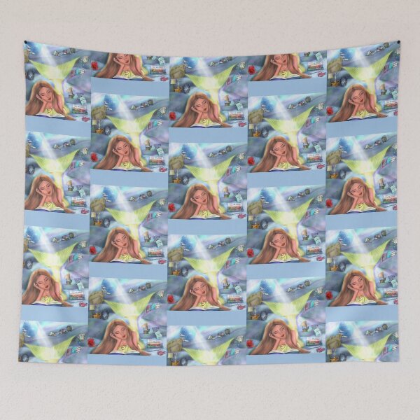 Item preview, Mermaid reading   designed and sold by BlackWhiteBouje.