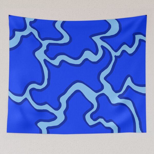 Item preview, Random Shapes, Blue designed and sold by SariePhotograph.