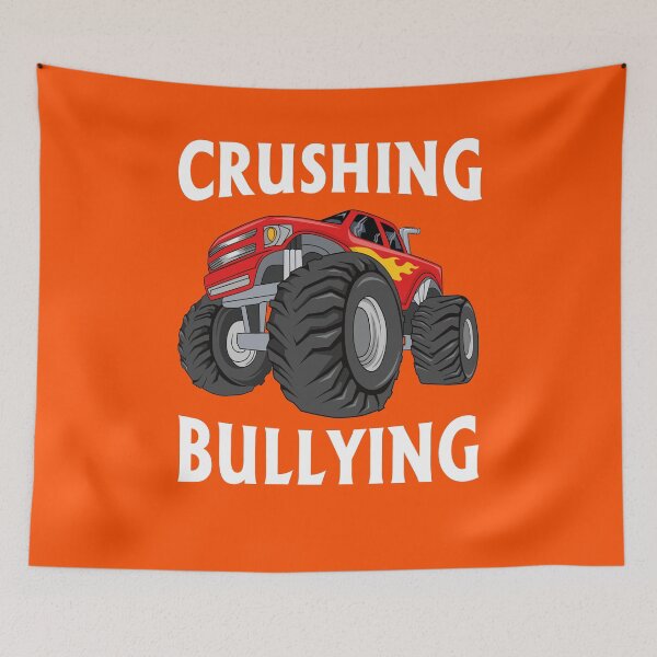 Artikelvorschau, Unity Day Shirt Orange Anti Mobbing Monster Truck entworfen und verkauft von Tatus Brinal.