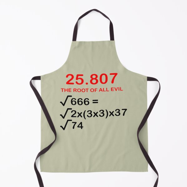 Item preview, The Root Of All Evil Fun Math Nerd Formula designed and sold by taiche.