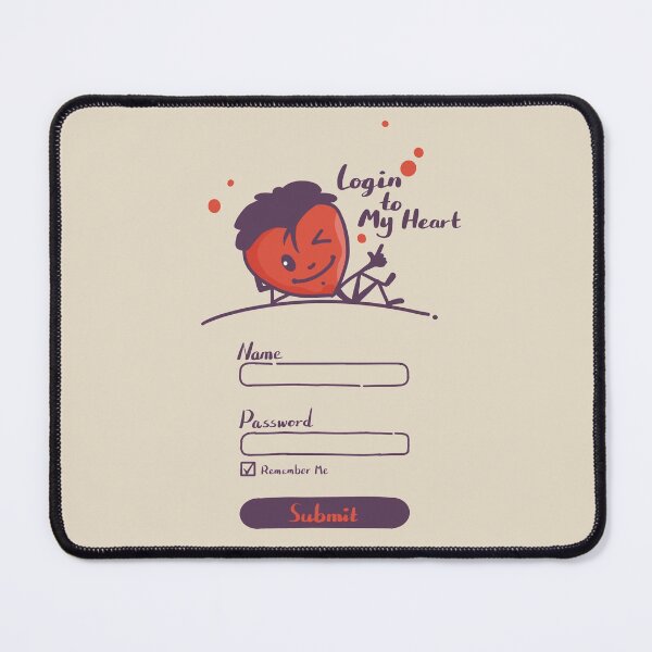 Item preview, Login to my heart designed and sold by KmanDesign.