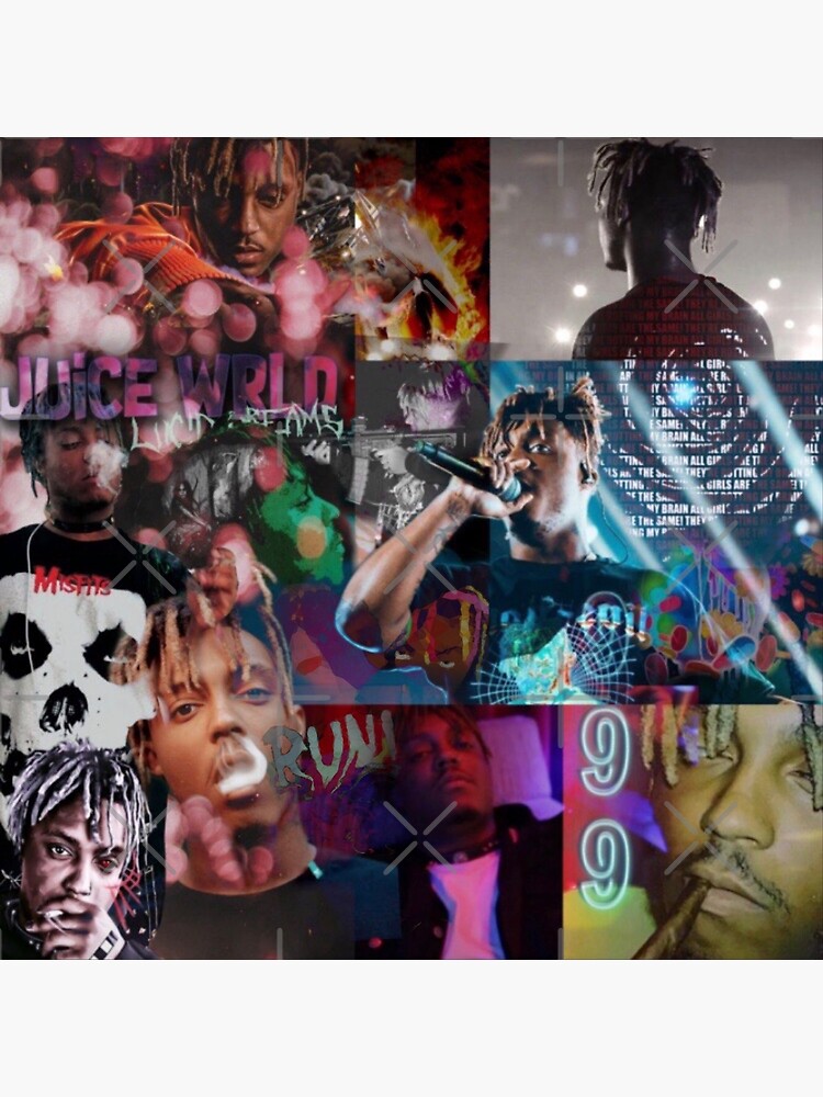 "JUICE WRLD 999 TRIBUTE ART" Poster by acp9846 Redbubble