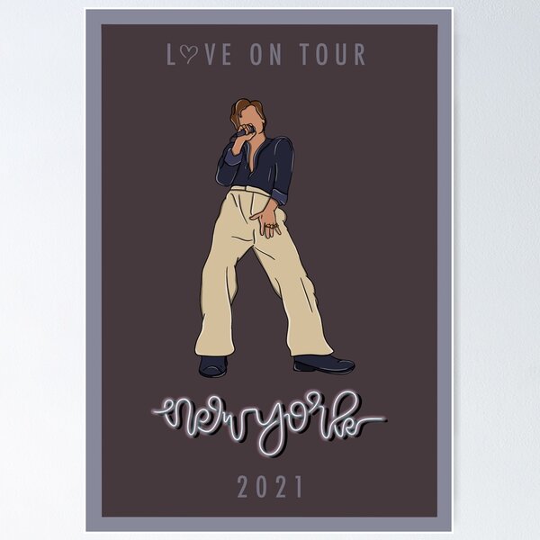 Item preview, harry styles - love on tour - new york night 3 - version 1 designed and sold by abbey roberts.