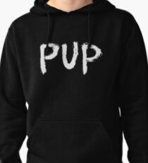 PUP Graffiti Logo White Pullover Hoodie