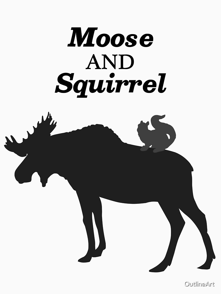 moose and squirrel supernatural shirt