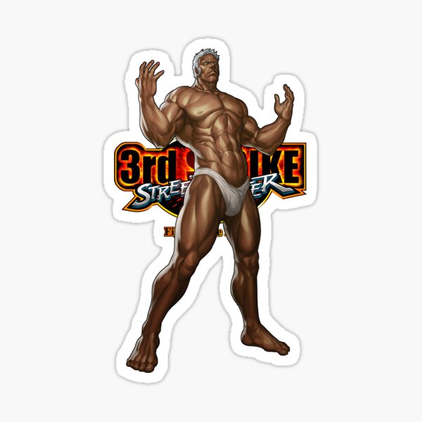 Akuma / Gouki - 3rd Strike Sticker for Sale by PitadorBoy