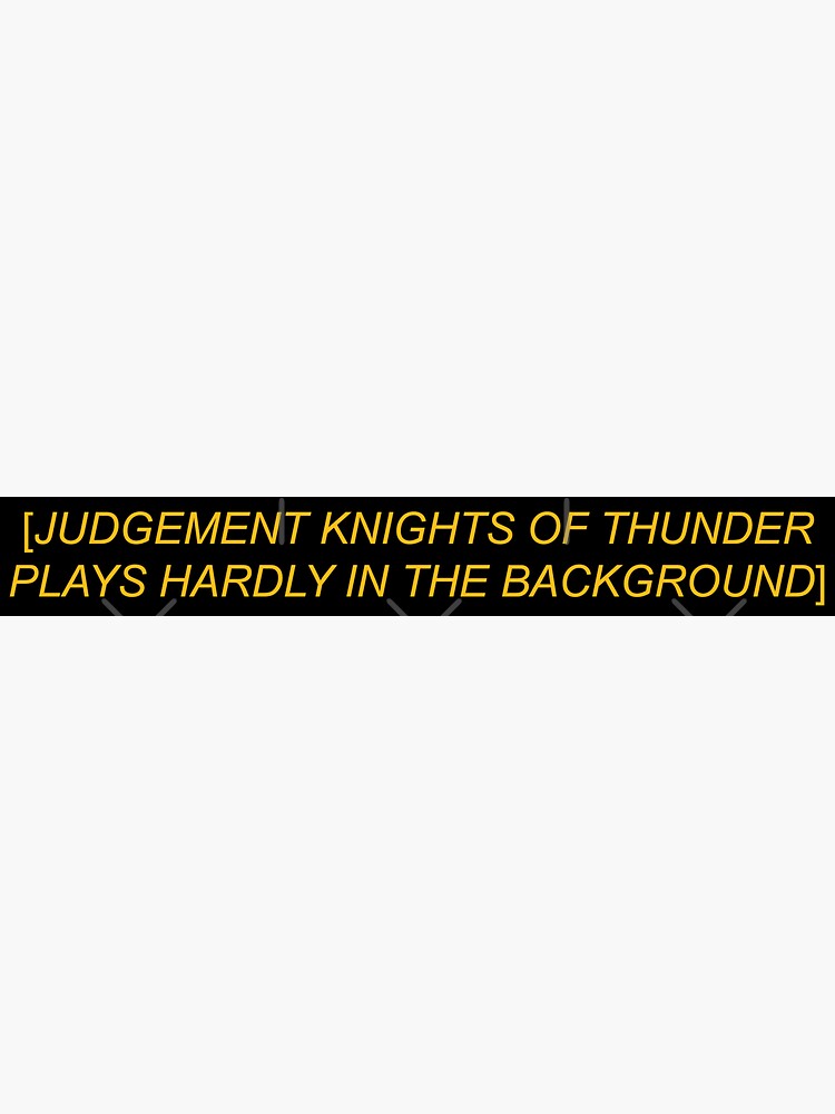 Pegatina «judgement Knights Of Thunder Theme Divertido Tema De Saiki K