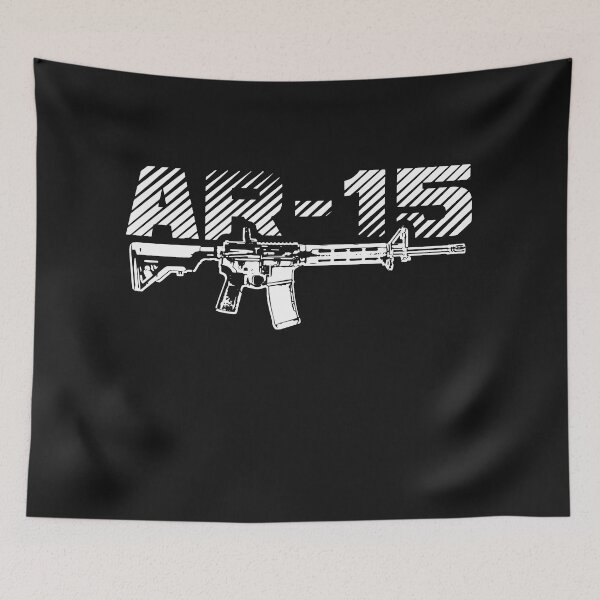 Item preview, AR15 Rifle Freedom Flag Usa Patriotic American Gun Rights designed and sold by henrydy.